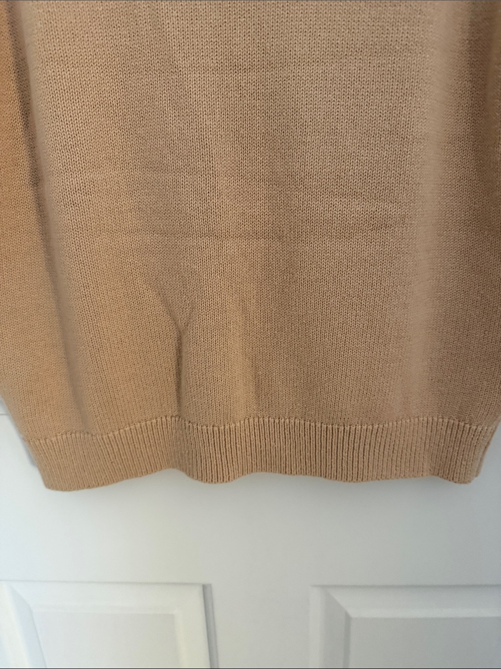 525 America Women's Knit V-Neck Tank in Camel Sz L - Picture 9 of 9